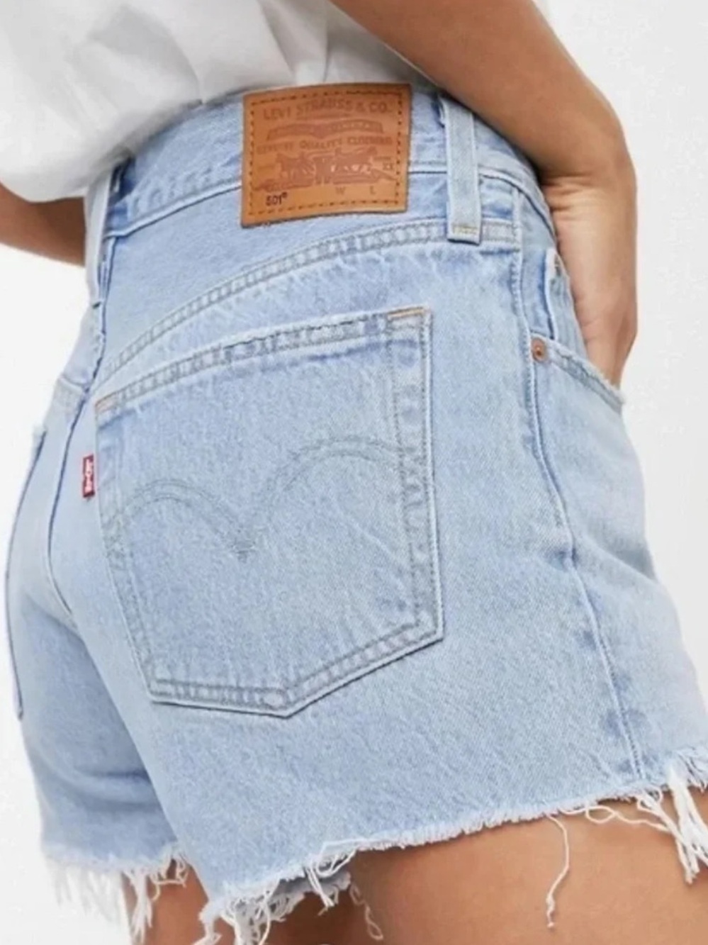 LEVI’S 501 Denim Cut Off Shorts Size 29